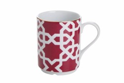  - Porland Morocco Desen5 Fuşya Kupa 345cc