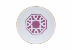  - Porland Morocco Desen5 Fuşya Mini Kase 10Cm