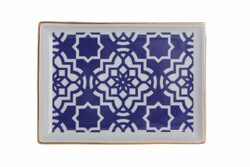 - Porland Morocco Desen7 Mor Kahvaltı Tabağı 18cm