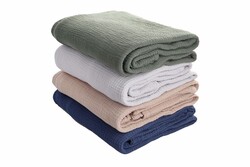  - Porland Müslin İndigo Pike Çift Kişilik 220x230cm