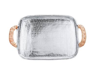 Porland Nora Silver Tepsi 51x29x4cm 