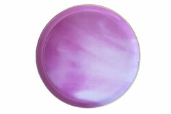  - Porland Posh Pembe Düz Tabak 28cm