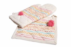  - Porland Püsküllü Eldiven&Tutacak