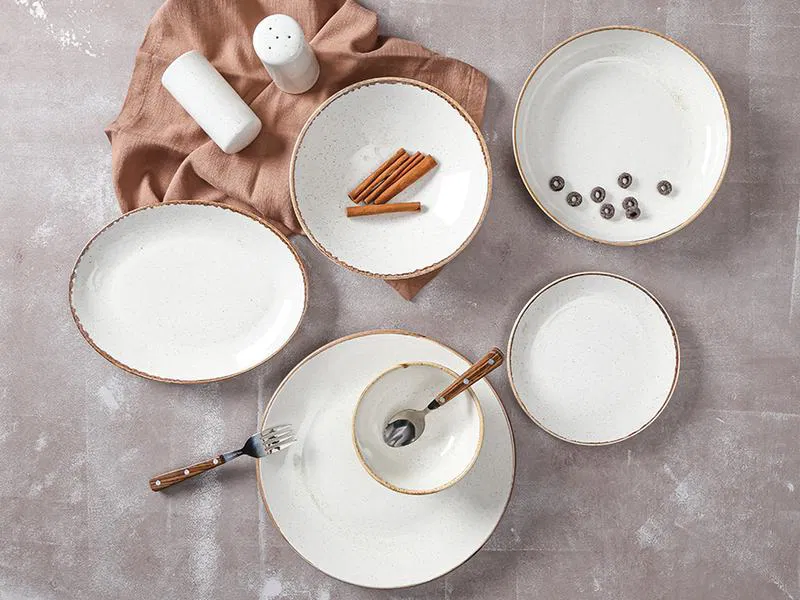  - Porland Seasons Bej 30 Parça 6 Kişilik Yemek Takım