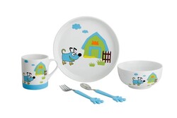  - Porland Sevimli Köpek Mama Takımı 5 Parça