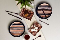  - Porland Shapely 18 Parça 6 Kişilik İkram&Kahvaltı Takımı