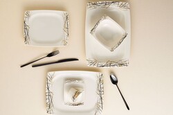  - Porland Spectrum 86 Parça 12 Kişilik Yemek Takımı