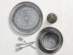  - Porland Stoneware Iris 12 Parça 4 Kişilik Yemek Ta