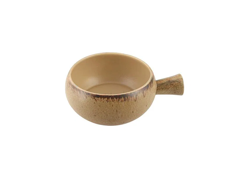  - Porland Stoneware Natura Saplı Sunum Kasesi 14cm 