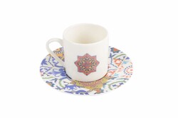  - Porland Tiles Desen3 Tabaklı Kahve Fincanı 90cc