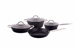  - Porland Toulon Siyah Tencere Takımı 7 Parça