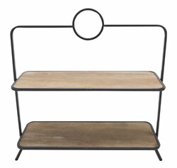  - Porland Tudy Dikdörtgen 2 Katlı Stand 54,5Cm