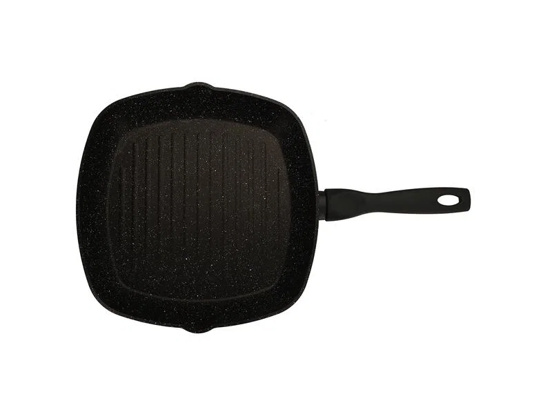 Porland Vilma Siyah Izgara Tava 28 cm - Thumbnail