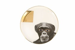  - Porland Wild Life Monkey Düz Tabak 20Cm