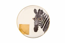  - Porland Wild Life Zebra Düz Tabak 20Cm