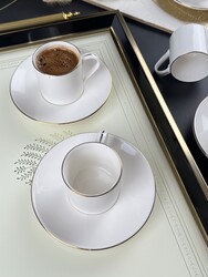  - Porser Lumina Gold 12 Parça Kahve Takımı