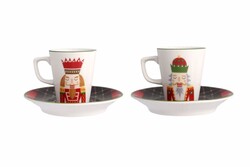  - Ruby Kurşun Asker Kahve Takımı 4 Parça