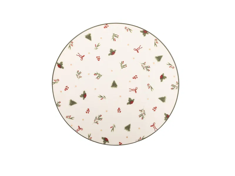 Ruby Ribbonia Düz Tabak 27cm - Thumbnail