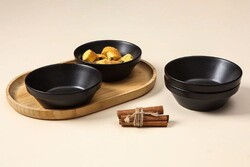  - Ruby Seasons Bazalt 4lü Kase Seti 14cm