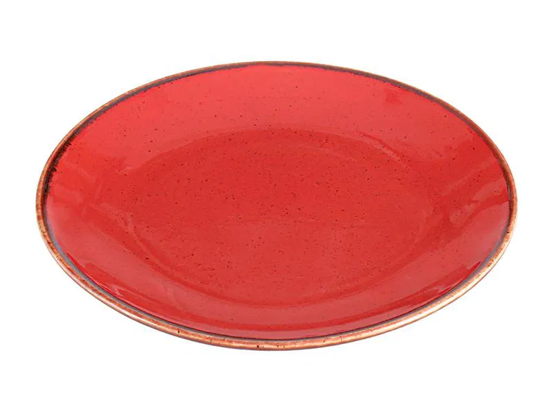  - Ruby Seasons Kırmızı Düz Tabak 28cm 