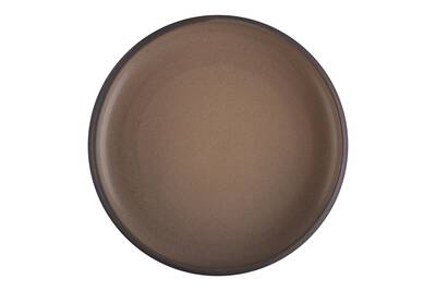 Taupe Celesta Düz Tabak 22 cm