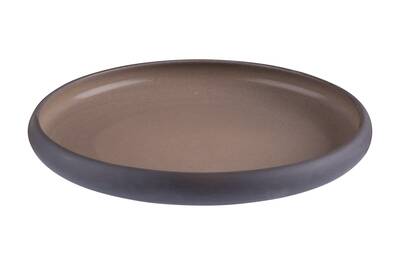 Taupe Celesta Düz Tabak 27 cm