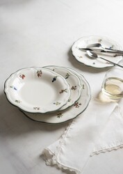  - Vintage Rose Fulya Yemek Takımı 24 Parça